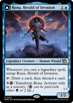 Rona, Herald of Invasion // Rona, Tolarian Obliterator [March of the Machine]-2