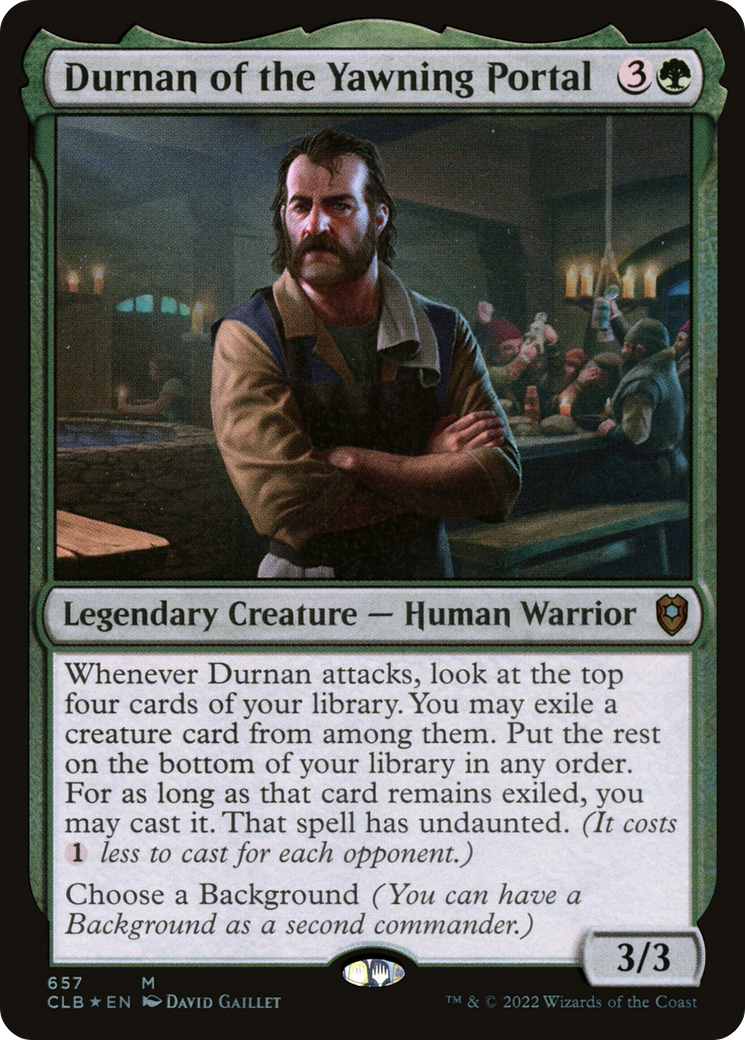 Durnan of the Yawning Portal [Commander Legends: Battle for Baldur's Gate]-1