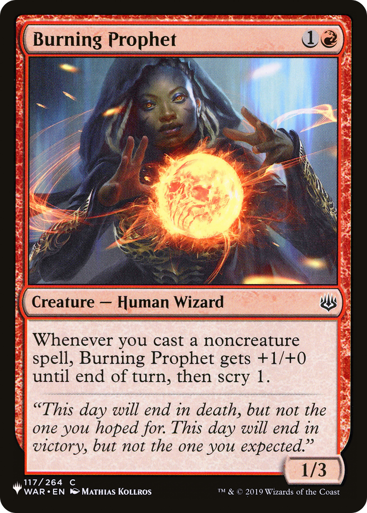 Burning Prophet [The List]-1