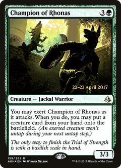 Champion of Rhonas [Amonkhet Prerelease Promos]-1