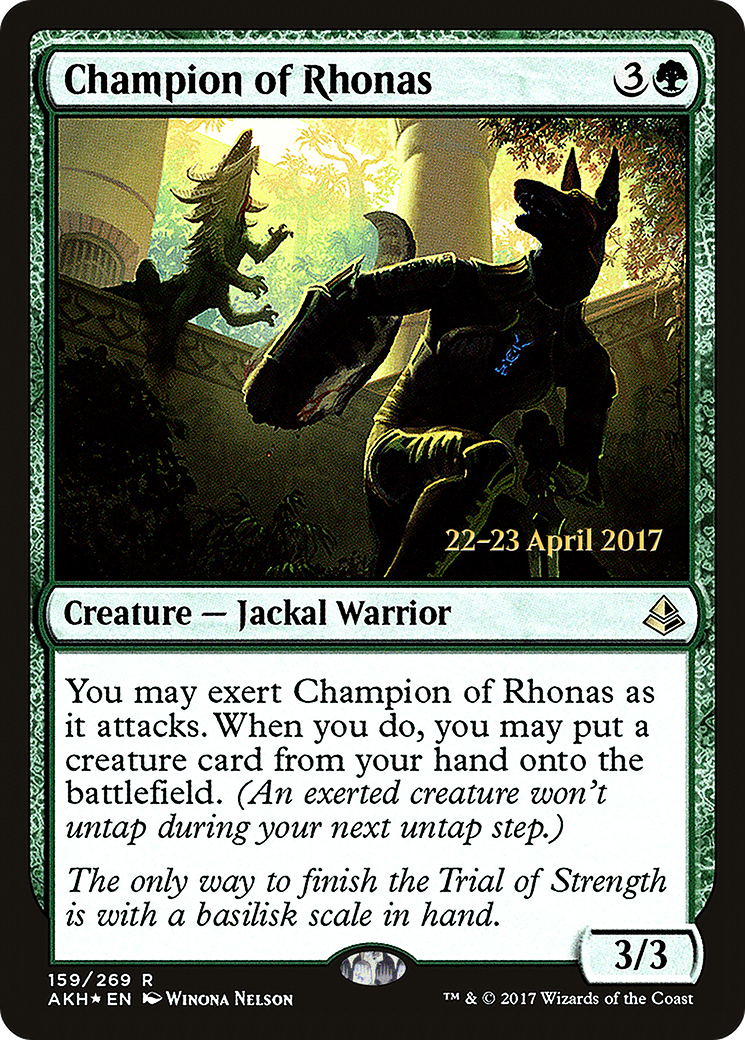 Champion of Rhonas [Amonkhet Prerelease Promos]-1