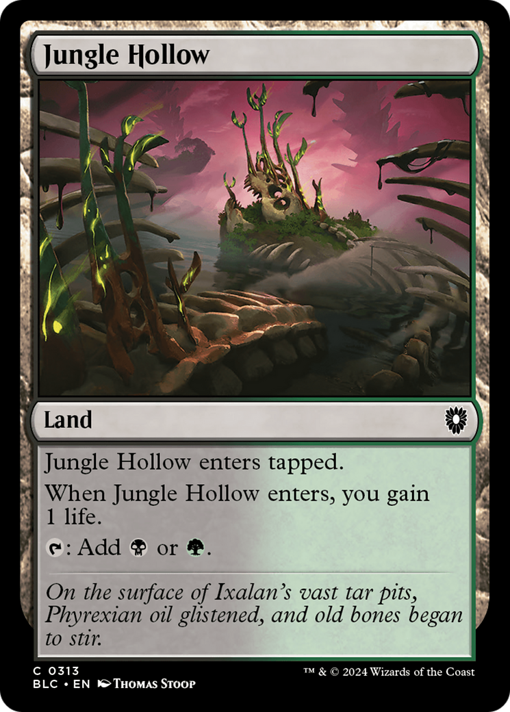 Jungle Hollow [Bloomburrow Commander]-1