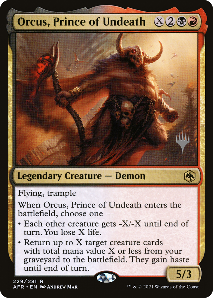 Orcus, Prince of Undeath (Promo Pack) [Dungeons & Dragons: Adventures in the Forgotten Realms Promos]-1