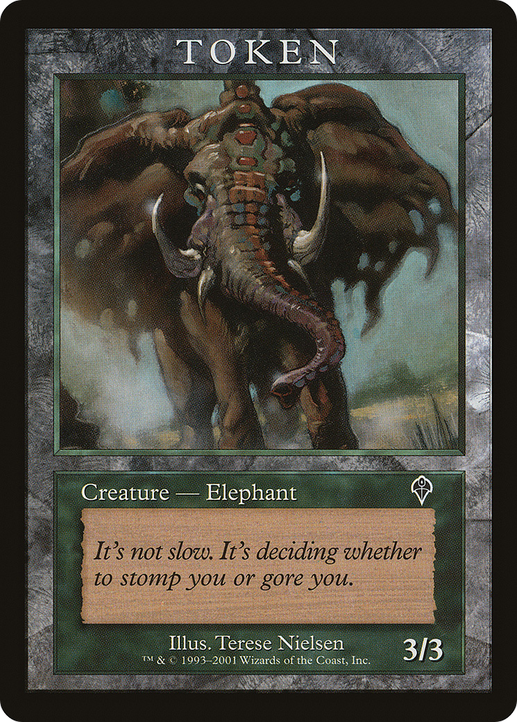 Elephant Token [Magic Player Rewards 2001]-1