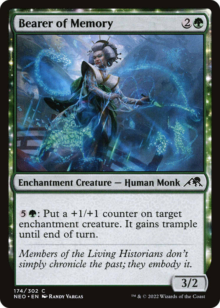 Bearer of Memory (NEO-174) - Kamigawa: Neon Dynasty: (enchantment)-1