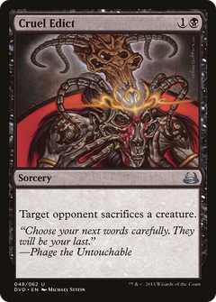 Cruel Edict (Divine vs. Demonic) [Duel Decks Anthology]-1