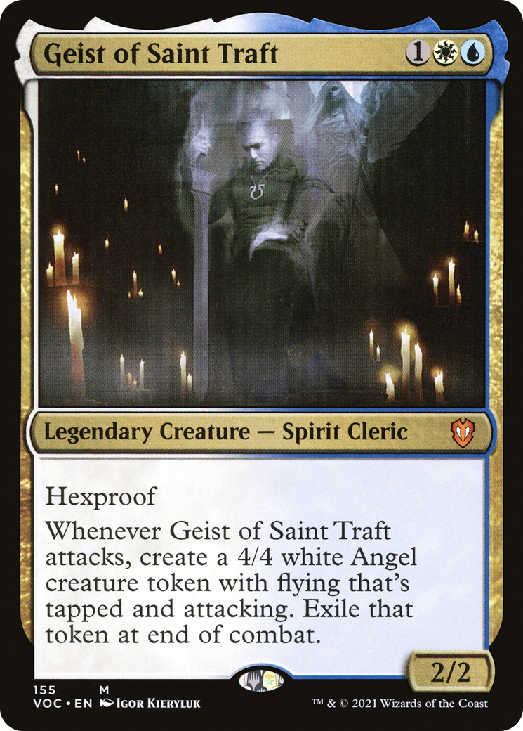 Geist of Saint Traft [Innistrad: Crimson Vow Commander]-1