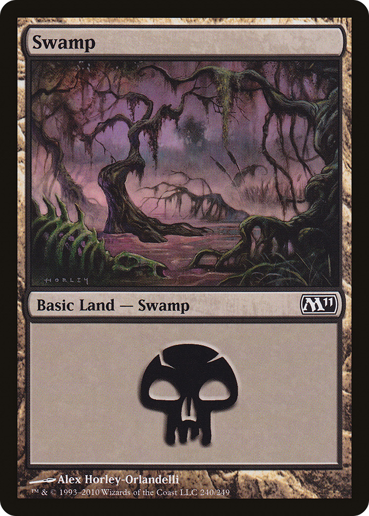 Swamp (240) [Magic 2011]-1