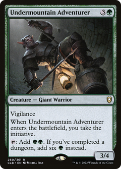 Undermountain Adventurer (CLB-260) - Commander Legends: Battle for Baldur's Gate Foil-1