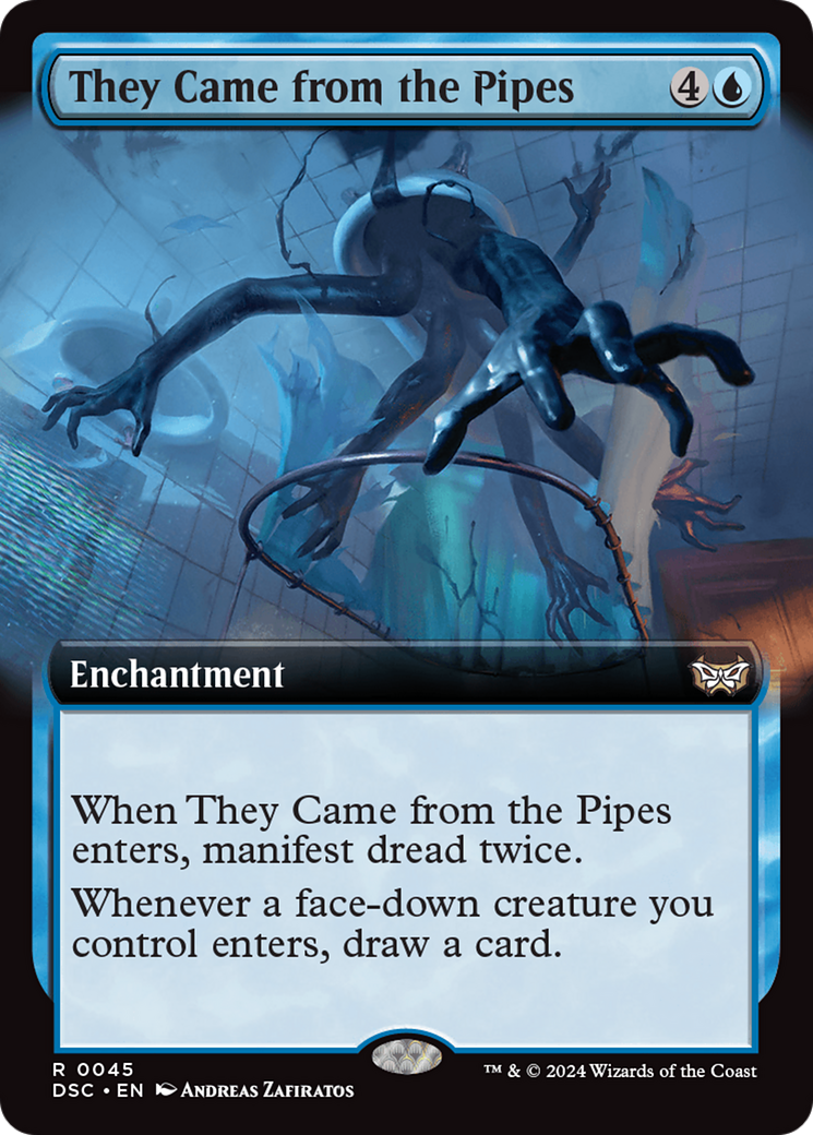 They Came from the Pipes (Extended Art) [Duskmourn: House of Horror Commander]-1