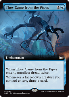 They Came from the Pipes (Extended Art) [Duskmourn: House of Horror Commander]-1