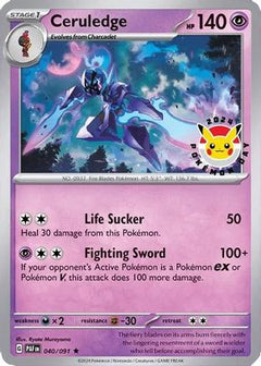 Ceruledge (040/091) (Pokemon Day 2024)(Cosmos Holo) [Scarlet & Violet: Black Star Promos]-1