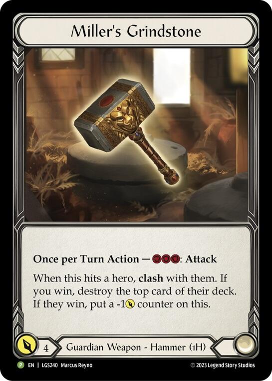 Miller's Grindstone [LGS240] (Promo)  Rainbow Foil-1