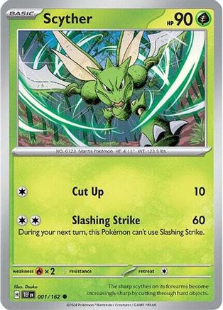 Scyther (001/162) [Scarlet & Violet: Temporal Forces]-1