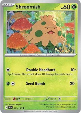 Shroomish (006/162) [Scarlet & Violet: Temporal Forces]-1