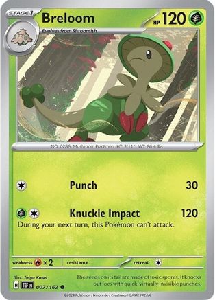 Breloom (007/162) [Scarlet & Violet: Temporal Forces]-1