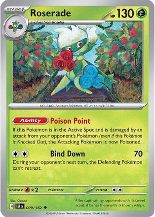 Roserade (009/162) [Scarlet & Violet: Temporal Forces]-1