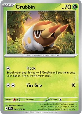 Grubbin (018/162) [Scarlet & Violet: Temporal Forces]-1