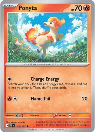 Ponyta (026/162) [Scarlet & Violet: Temporal Forces]-1