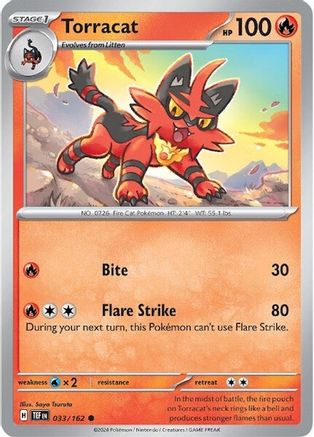 Torracat (033/162) [Scarlet & Violet: Temporal Forces]-1