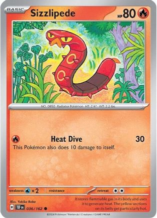 Sizzlipede (036/162) [Scarlet & Violet: Temporal Forces]-1