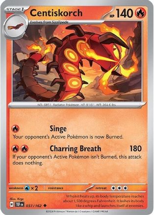 Centiskorch (037/162) [Scarlet & Violet: Temporal Forces]-1