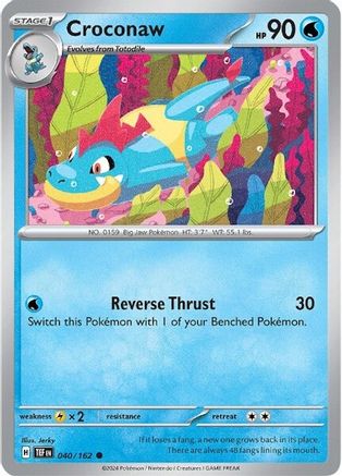 Croconaw (040/162) [Scarlet & Violet: Temporal Forces]-1