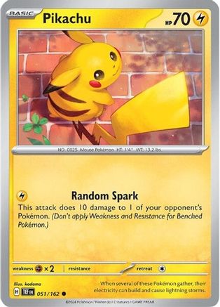 Pikachu (051/162) [Scarlet & Violet: Temporal Forces]-1