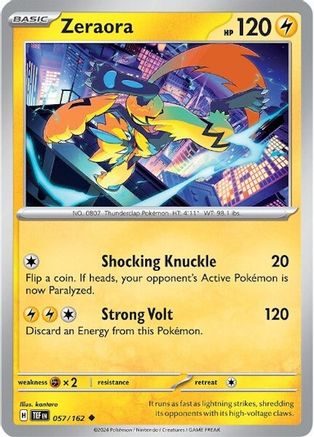 Zeraora (057/162) [Scarlet & Violet: Temporal Forces]-1