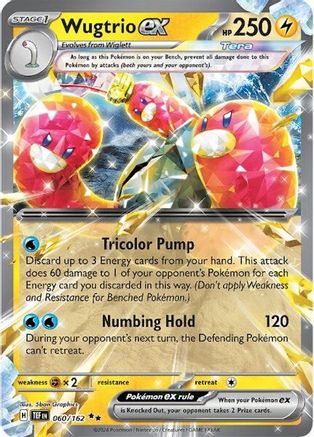 Wugtrio ex (060/162) [Scarlet & Violet: Temporal Forces]-1