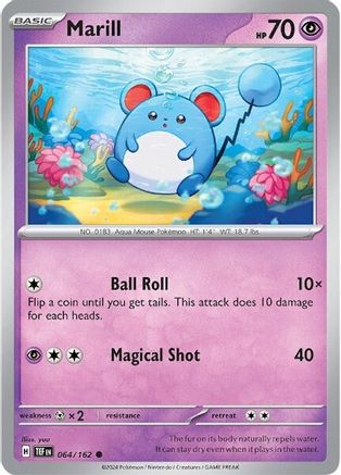 Marill (064/162) [Scarlet & Violet: Temporal Forces]-1