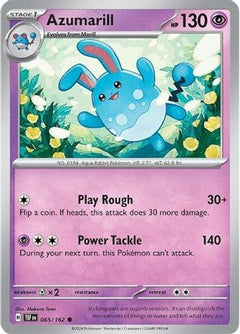 Azumarill (065/162) [Scarlet & Violet: Temporal Forces]-1