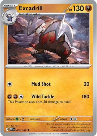 Excadrill (086/162) [Scarlet & Violet: Temporal Forces]-1