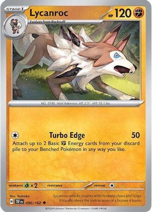 Lycanroc (090/162) [Scarlet & Violet: Temporal Forces]-1