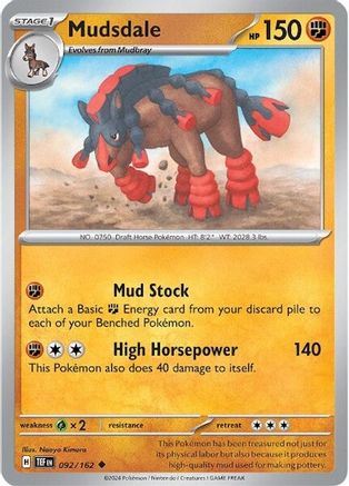 Mudsdale (092/162) [Scarlet & Violet: Temporal Forces]-1