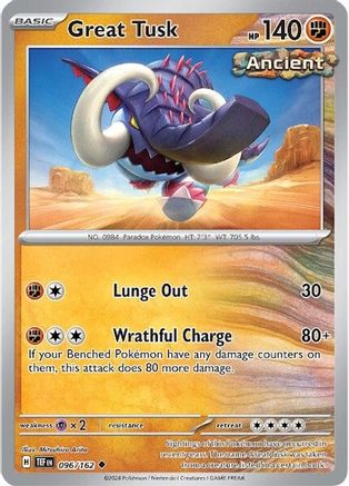 Great Tusk (096/162) [Scarlet & Violet: Temporal Forces]-1