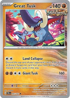 Great Tusk (097/162) [Scarlet & Violet: Temporal Forces]-1