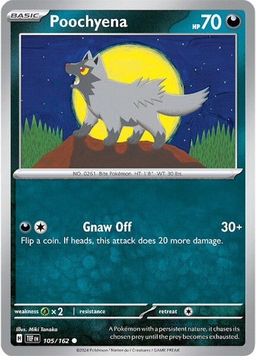 Poochyena (105/162) [Scarlet & Violet: Temporal Forces]-1