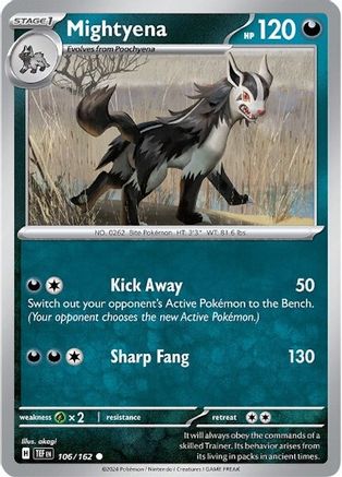 Mightyena (106/162) [Scarlet & Violet: Temporal Forces]-1