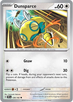 Dunsparce (128/162) [Scarlet & Violet: Temporal Forces]-1
