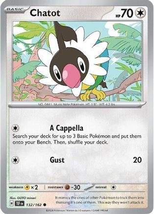 Chatot (132/162) [Scarlet & Violet: Temporal Forces]-1