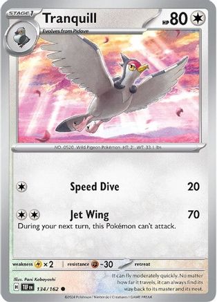 Tranquill (134/162) [Scarlet & Violet: Temporal Forces]-1