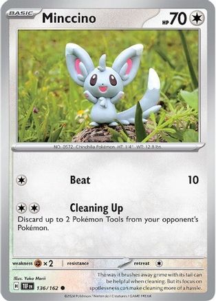 Minccino (136/162) [Scarlet & Violet: Temporal Forces]-1
