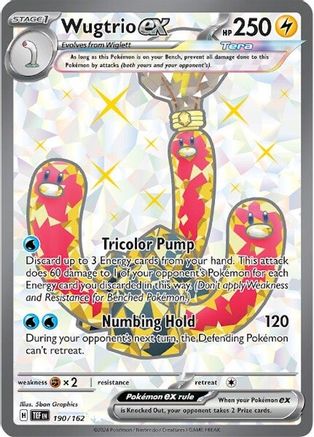 Wugtrio ex (190/162) [Scarlet & Violet: Temporal Forces]-1