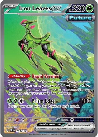 Iron Leaves ex (203/162) [Scarlet & Violet: Temporal Forces]-1