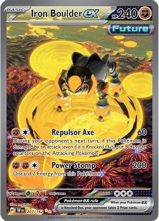 Iron Boulder ex (207/162) [Scarlet & Violet: Temporal Forces]-1