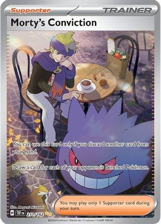 Morty's Conviction (211/162) [Scarlet & Violet: Temporal Forces]-1