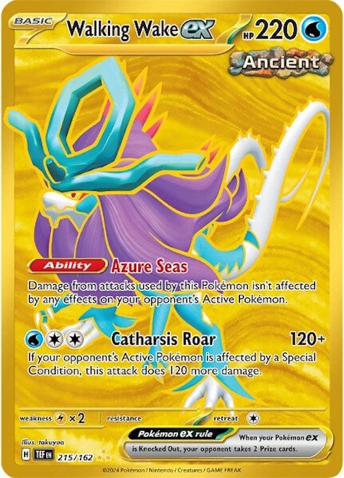 Walking Wake ex (215/162) [Scarlet & Violet: Temporal Forces]-2