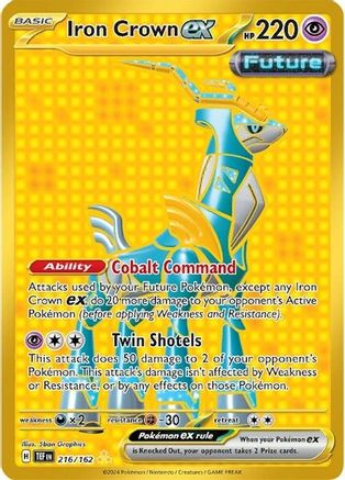 Iron Crown ex (216/162) [Scarlet & Violet: Temporal Forces]-1