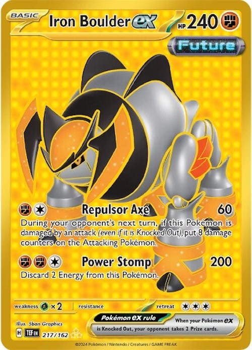 Iron Boulder ex (217/162) [Scarlet & Violet: Temporal Forces]-1